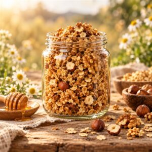 Granola miodowa z orzechami 300 g